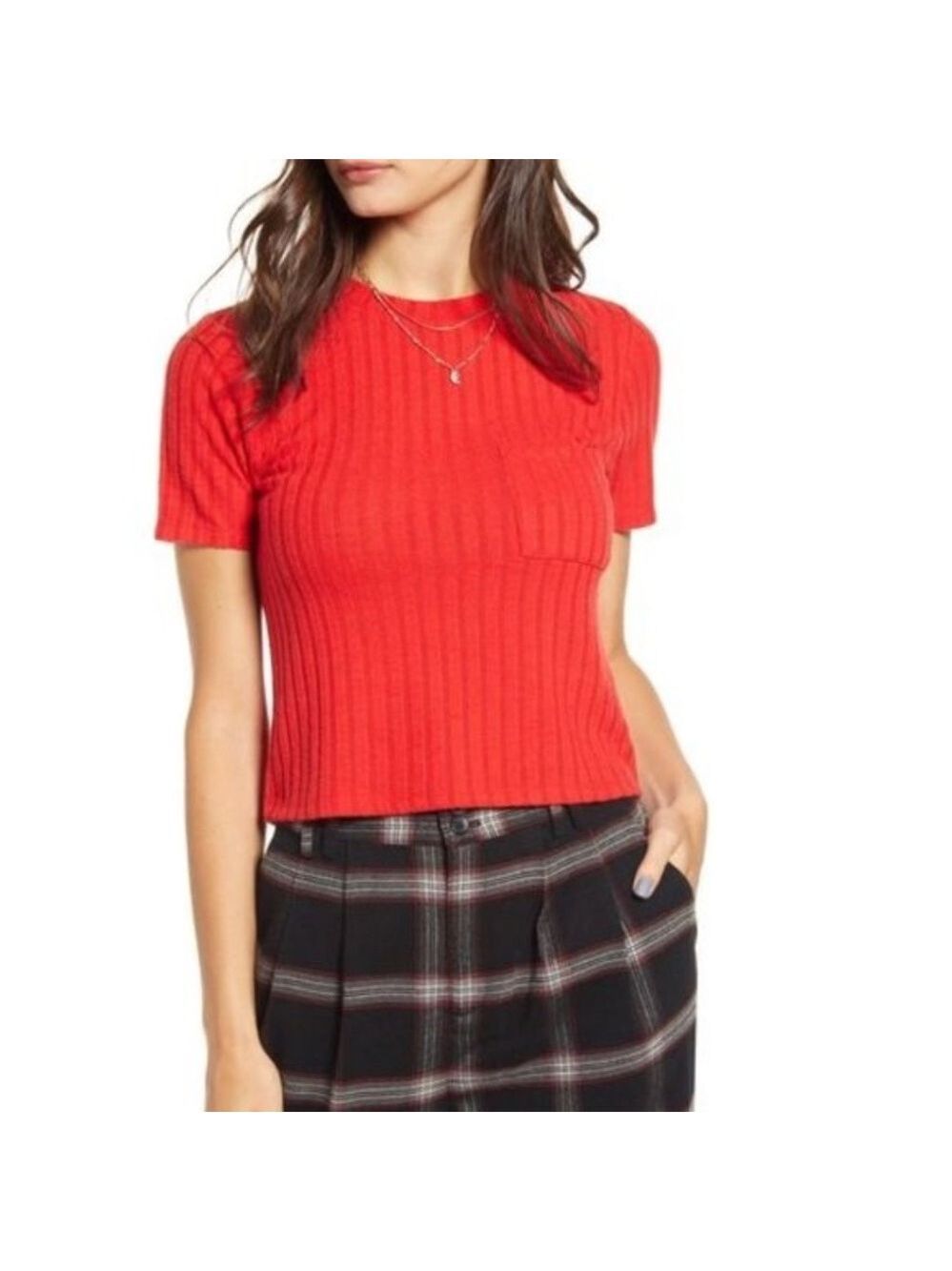 Bp. X Claudia Sulewski Wide Rib Baby Tee